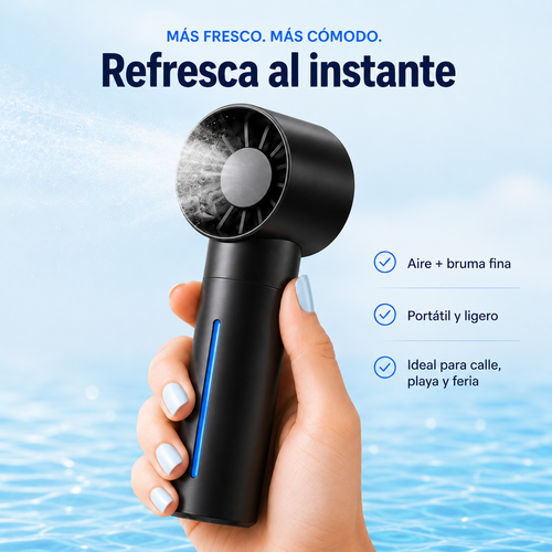 Frescor al instante, estés donde estés